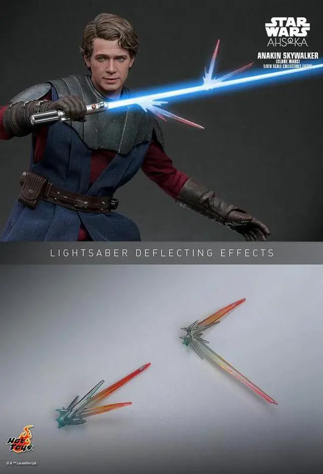 Alt view image 5 of 5 - Figure Hot Toys TMS129 - Star Wars: Ahsoka - Anakin Skywalker Clone Wars Suit Version