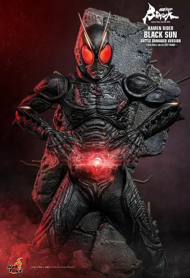 Alt view image 3 of 5 - Figure Hot Toys TMS115 - Kamen Rider Black Sun - Black Sun Battle Damaged Version