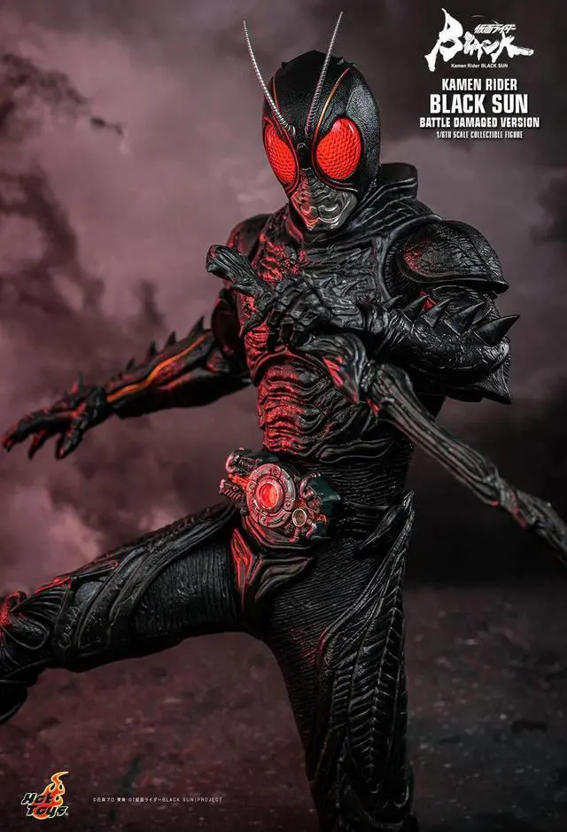 Alt view image 4 of 5 - Figure Hot Toys TMS115 - Kamen Rider Black Sun - Black Sun Battle Damaged Version