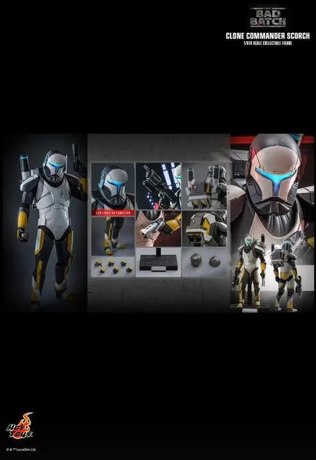 Alt view image 2 of 5 - Figure Hot Toys TMS130 - Star Wars: The Bad Batch - Clone Commando Scorch