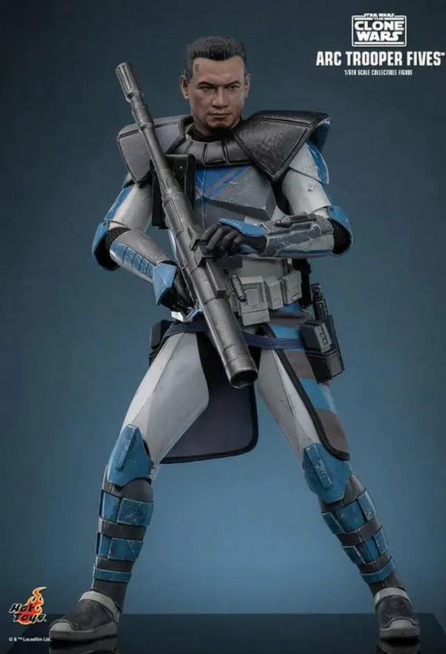 Alt view image 7 of 7 - Figure Hot Toys TMS132 - Star Wars : The Clone Wars - Arc Trooper Fives