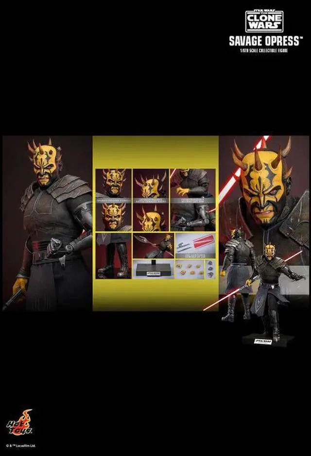 Alt view image 2 of 5 - Figure Hot Toys TMS136 - Star Wars : The Clone Wars - Savage Opress