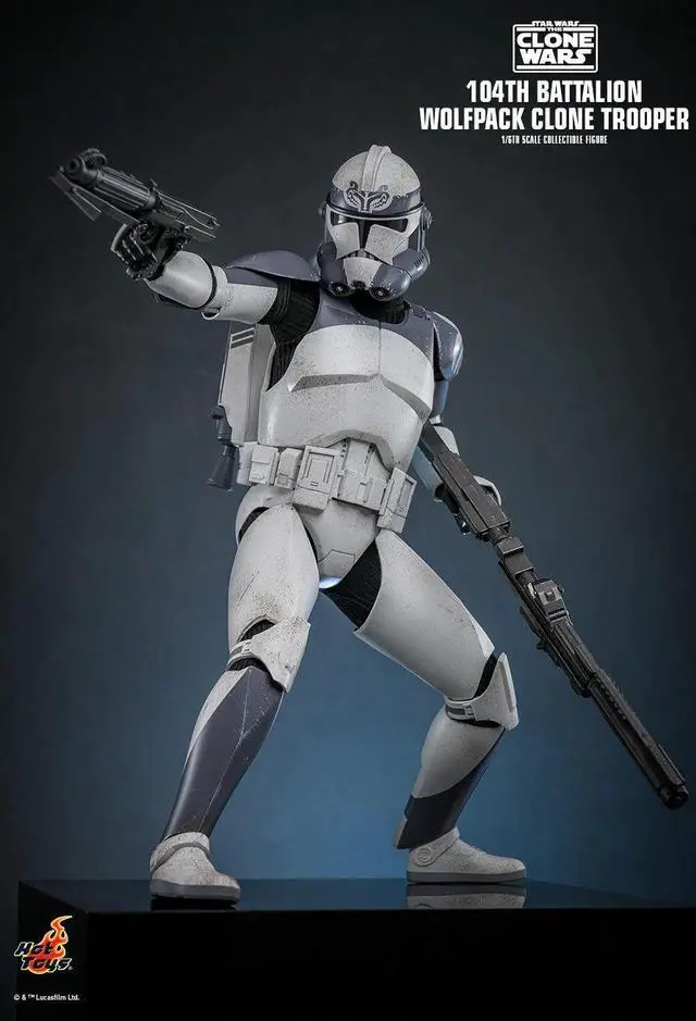 Alt view image 4 of 5 - Figure Hot Toys TMS142 - Star Wars : The Clone War - 104Th Battalion Wolfpack Clone Trooper
