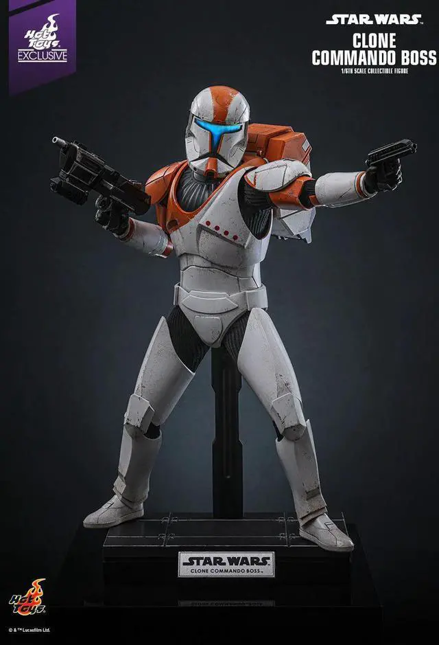 Alt view image 3 of 5 - Figure Hot Toys TMS151 - Star Wars : The Clone War - Clone Commando Boss