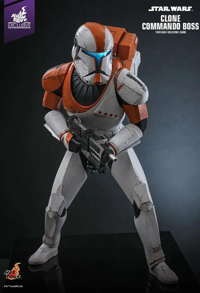 Alt view image 4 of 5 - Figure Hot Toys TMS151 - Star Wars : The Clone War - Clone Commando Boss