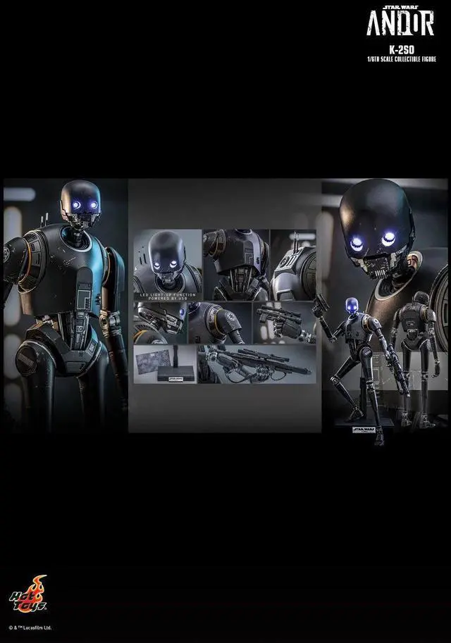 Alt view image 2 of 5 - Figure Hot Toys TMS156 - Star Wars : Andor - K-2SO