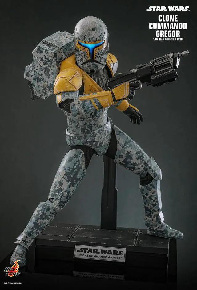 Alt view image 4 of 5 - Figure Hot Toys TMS155 - Star Wars : The Clone Wars - Clone Commando Gregor