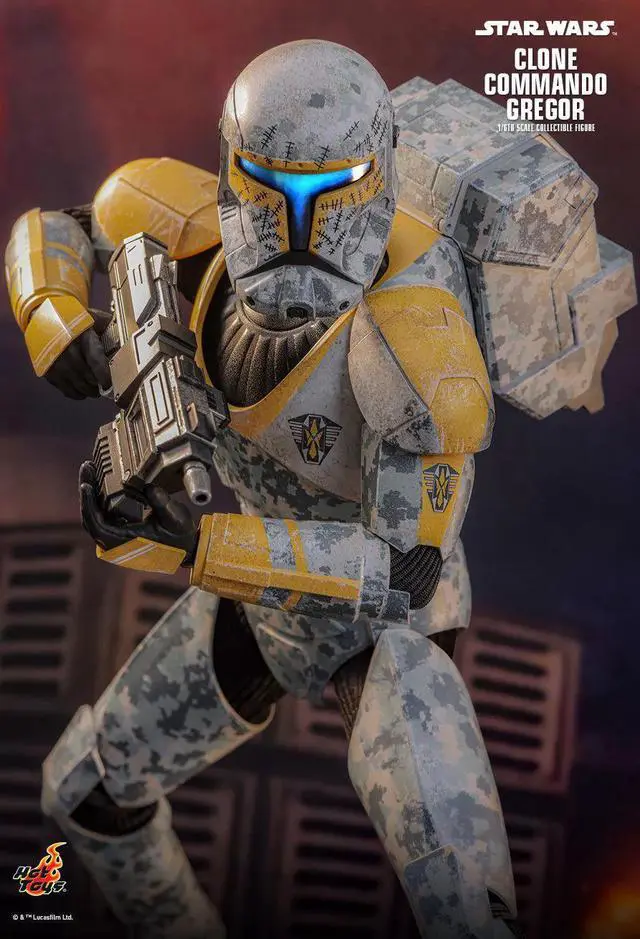 Alt view image 5 of 5 - Figure Hot Toys TMS155 - Star Wars : The Clone Wars - Clone Commando Gregor