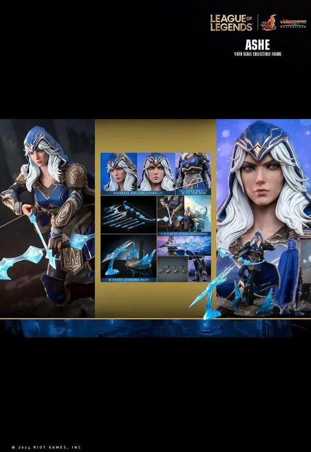Alt view image 2 of 5 - Figure Hot Toys VGM60 - Riot - League Of Legends - Ashe