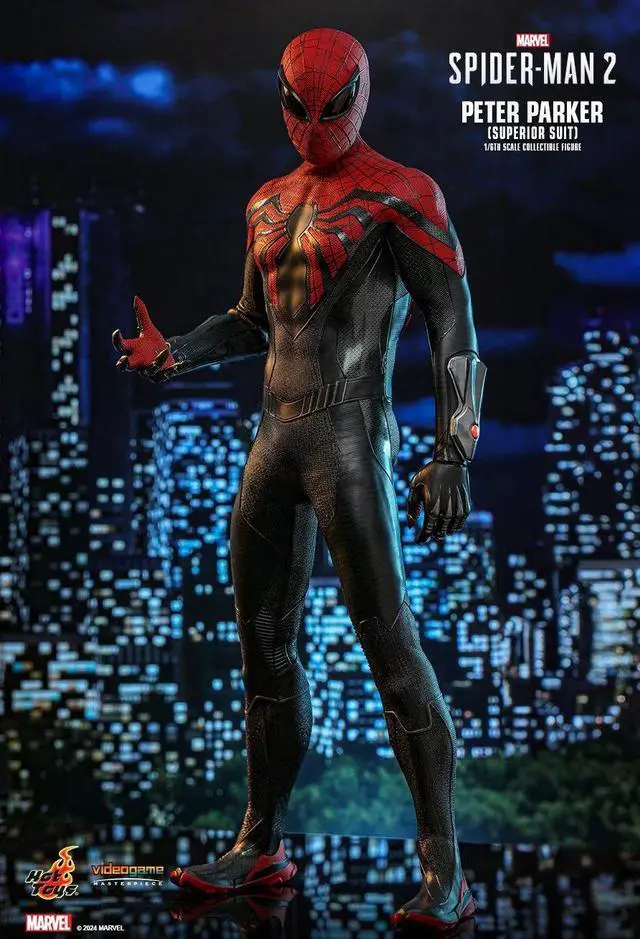Alt view image 4 of 5 - Figure Hot Toys VGM61 - Marvel's Spider Man 2 - Peter Parker Superior Suit