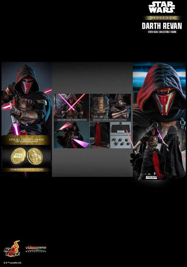 Alt view image 2 of 5 - Figure Hot Toys VGM62B - Star Wars: The Old Republic - Darth Revan
