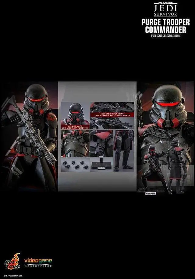 Alt view image 2 of 5 - Figure Hot Toys VGM67 - Star Wars Jedi: Survivor - Purge Trooper Commander