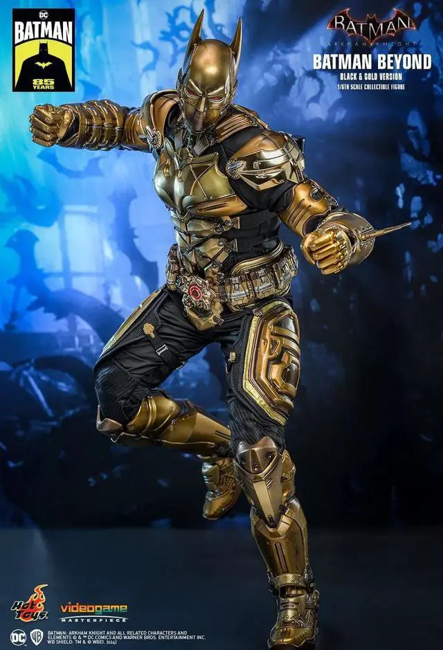 Alt view image 3 of 5 - Figure Hot Toys VGM64 - Batman: Arkham Knight - Batman Beyond Black & Gold Version
