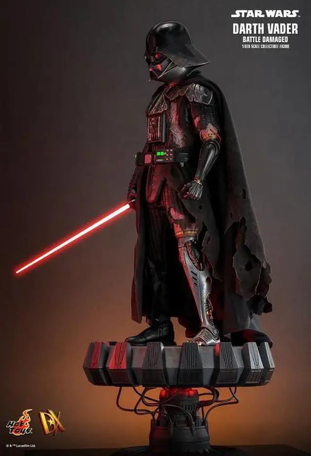Alt view image 5 of 5 - Figure Hot Toys DX44 - Star Wars - Darth Vader Battle Damaged
