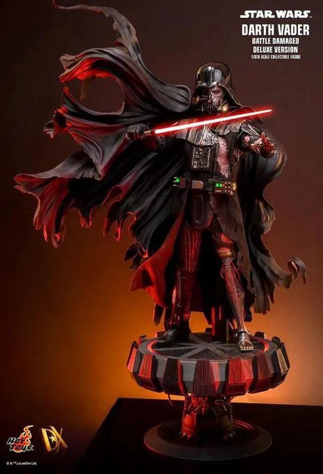 Alt view image 4 of 5 - Figure Hot Toys DX45 - Star Wars - Darth Vader Battle Damaged