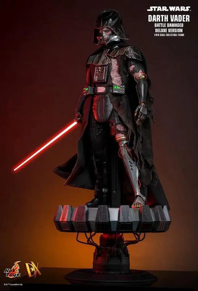 Alt view image 5 of 5 - Figure Hot Toys DX45 - Star Wars - Darth Vader Battle Damaged