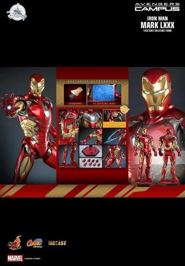 Alt view image 2 of 5 - Figure Hot Toys CMS018D60B - Marvel Comics - Avengers Campus - Iron Man Mark 80