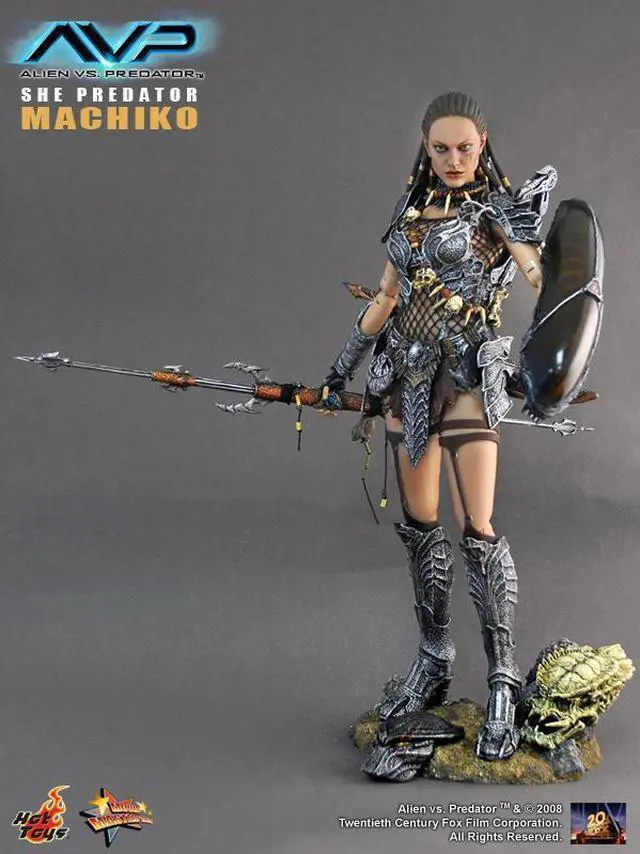 Alt view image 2 of 5 - Figure Hot Toys HAS001 - AVP - She-Predator Machiko