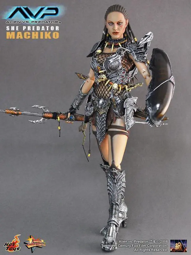 Alt view image 3 of 5 - Figure Hot Toys HAS001 - AVP - She-Predator Machiko