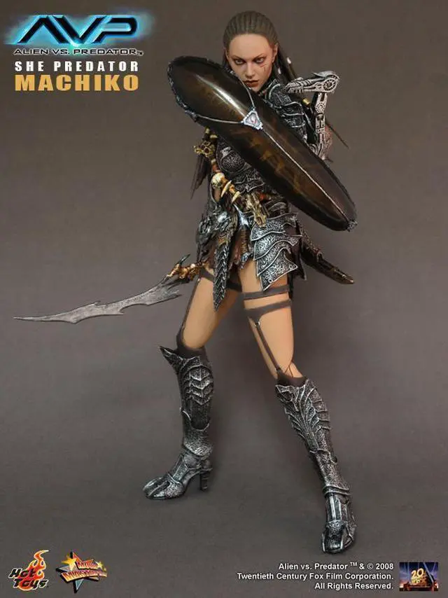 Alt view image 4 of 5 - Figure Hot Toys HAS001 - AVP - She-Predator Machiko
