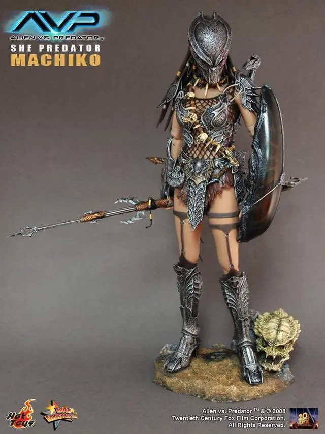 Alt view image 5 of 5 - Figure Hot Toys HAS001 - AVP - She-Predator Machiko