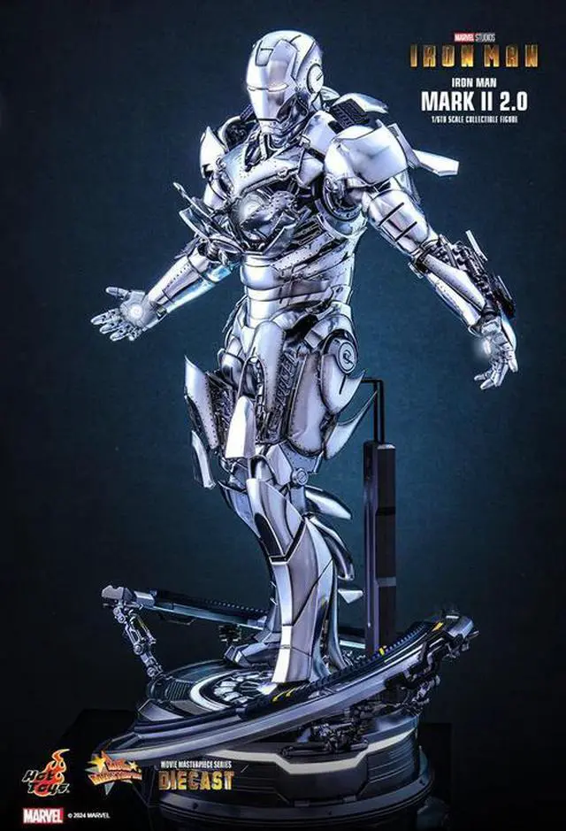 Alt view image 3 of 5 - Figure Hot Toys MMS733D59 - Marvel Comics - Iron Man - Iron Man Mark II 2.0