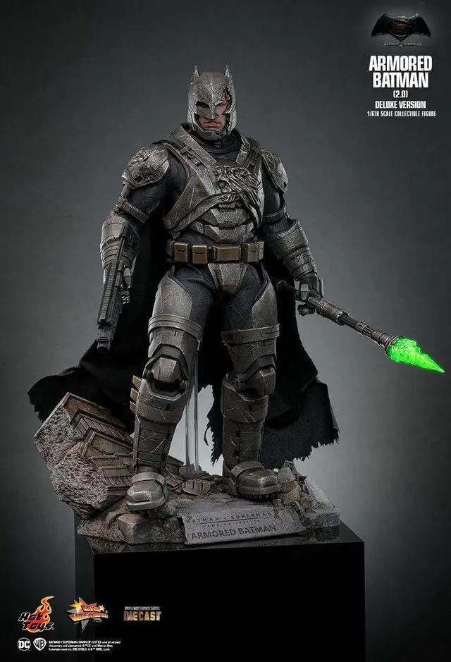 Alt view image 3 of 5 - Figure Hot Toys MMS743D63 - DC Comics - Batman Vs Superman : Dawn Of Justice - Armored Batman Deluxe Version