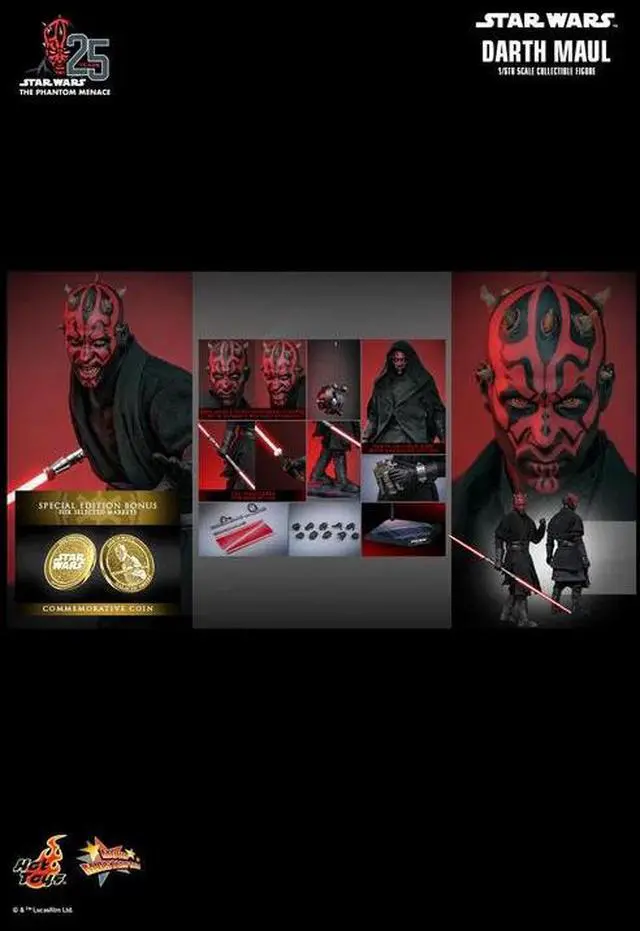 Alt view image 2 of 5 - Figure Hot Toys MMS748B - Star Wars : The Phantom Menace - Darth Maul