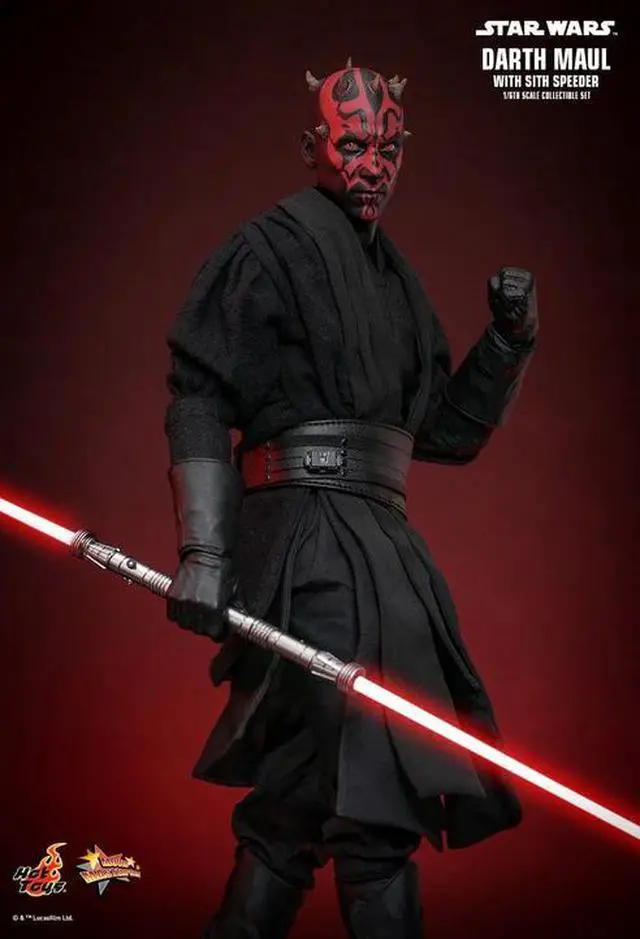 Alt view image 3 of 5 - Figure Hot Toys MMS749 - Star Wars : The Phantom Menace - Darth Maul & Sith Speeder