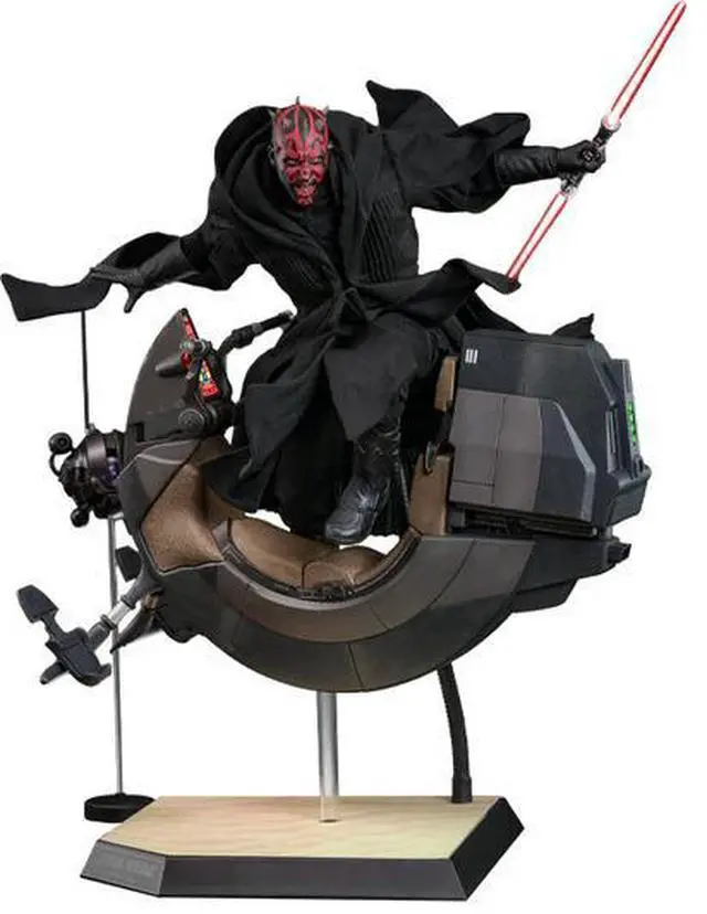 Main image of Figure Hot Toys MMS749B - Star Wars : The Phantom Menace - Darth Maul & Sith Speeder