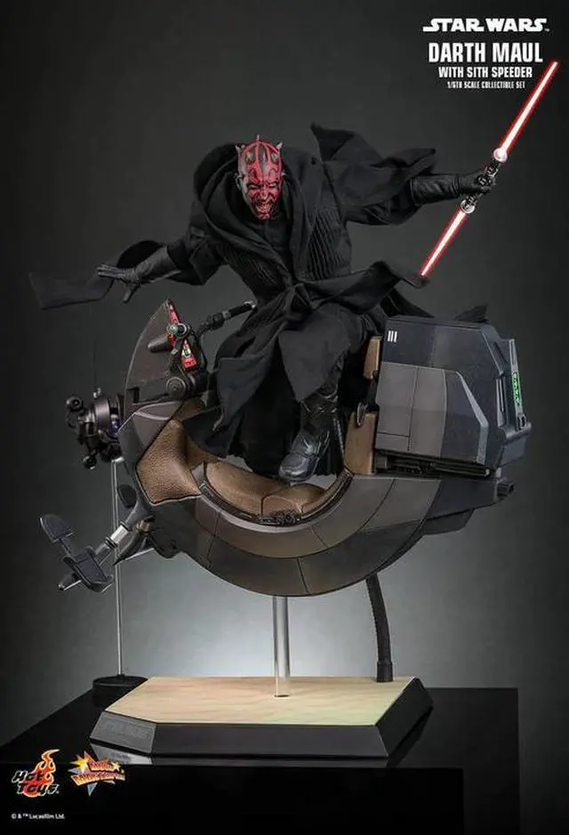 Alt view image 3 of 5 - Figure Hot Toys MMS749B - Star Wars : The Phantom Menace - Darth Maul & Sith Speeder