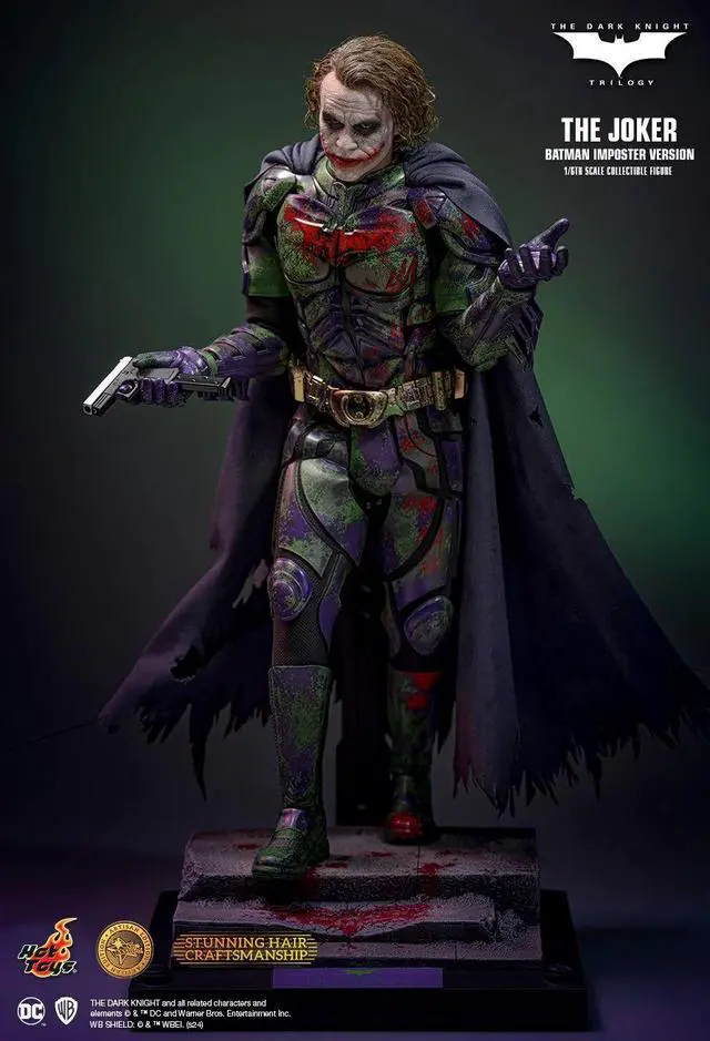 Alt view image 4 of 5 - Figure Hot Toys MMS752 - DC Comics - Batman : The Dark Knight - The Joker Batman Imposter Version