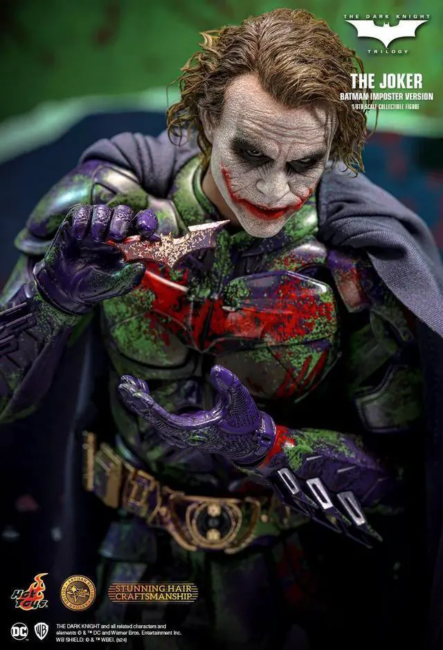 Alt view image 5 of 5 - Figure Hot Toys MMS752 - DC Comics - Batman : The Dark Knight - The Joker Batman Imposter Version