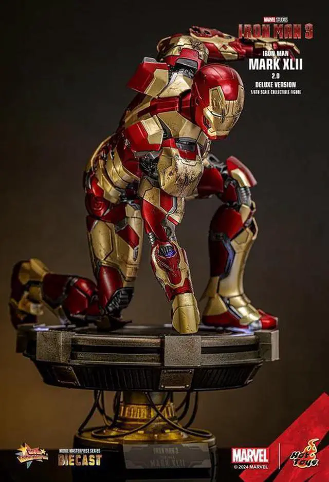 Alt view image 3 of 5 - Figure Hot Toys MMS759D66 - Marvel Comics - Iron Man 3 - Iron Man Mark XLII