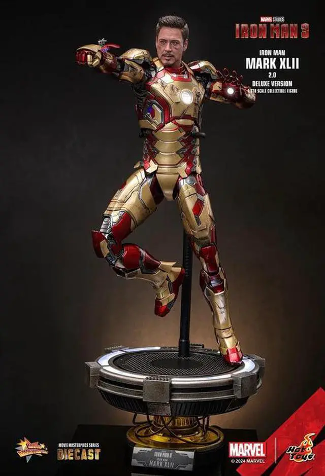 Alt view image 4 of 5 - Figure Hot Toys MMS759D66 - Marvel Comics - Iron Man 3 - Iron Man Mark XLII