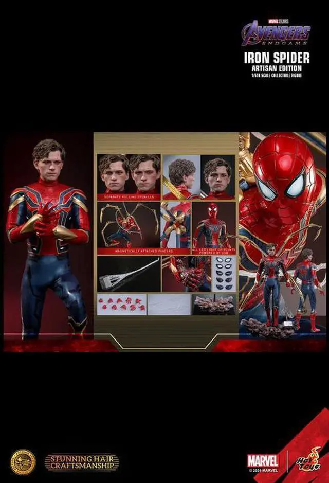 Alt view image 2 of 5 - Figure Hot Toys MMS762 - Marvel Comics - Avenger Endgame - Iron Spider