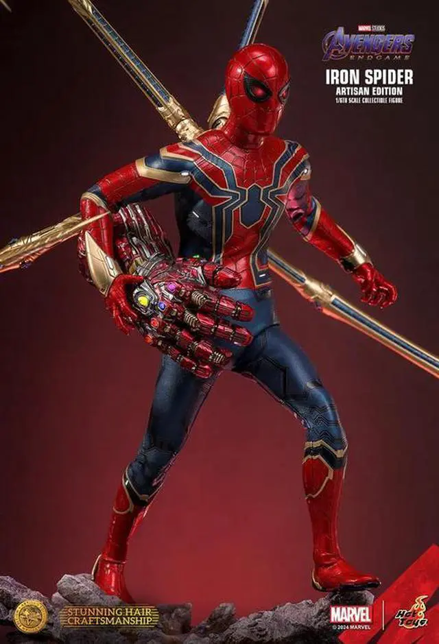 Alt view image 5 of 5 - Figure Hot Toys MMS762 - Marvel Comics - Avenger Endgame - Iron Spider