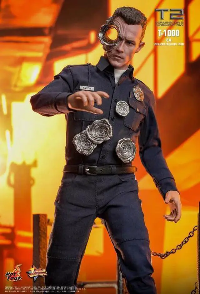 Alt view image 3 of 5 - Figure Hot Toys MMS774 - Terminator 2 : Judgment Day - T-1000