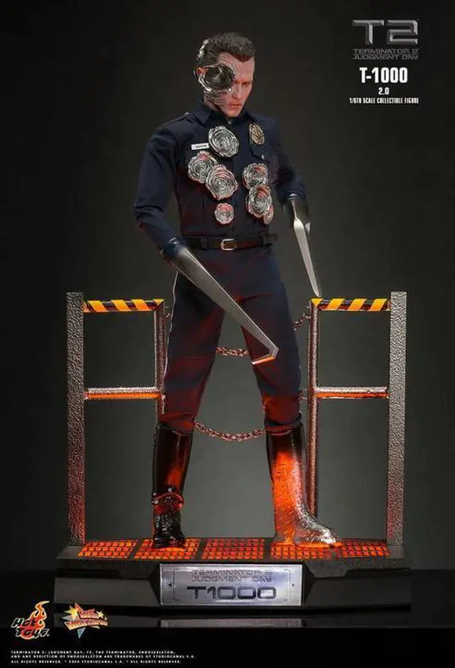Alt view image 4 of 5 - Figure Hot Toys MMS774 - Terminator 2 : Judgment Day - T-1000