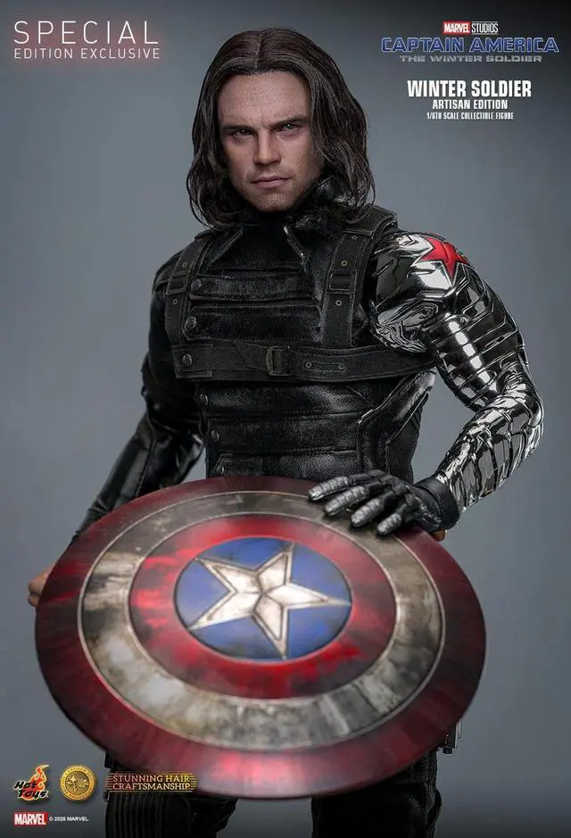 Alt view image 5 of 5 - Figure Hot Toys MMS790B - Marvel Comics - Captain America : The Winter Soldier - Winter Soldier