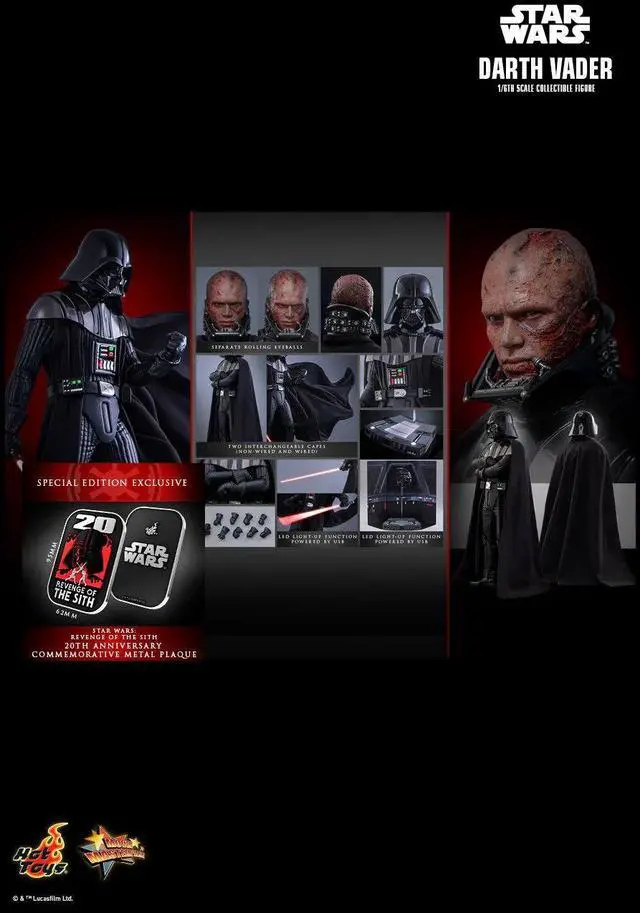 Alt view image 2 of 5 - Figure Hot Toys MMS810B - Star Wars : Revenge Of The Sith - Darth Vader