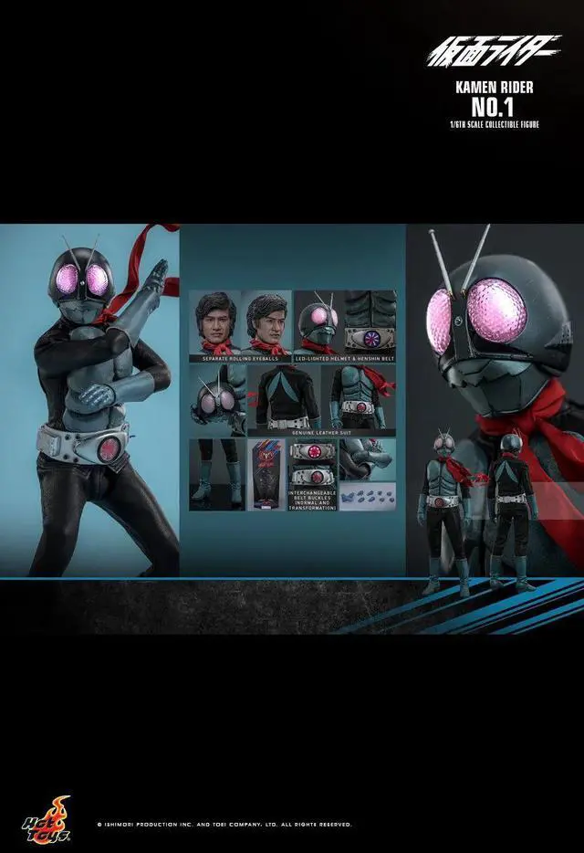 Alt view image 2 of 5 - Figure Hot Toys TMS144 - Kamen Rider - Kamen Rider No.1