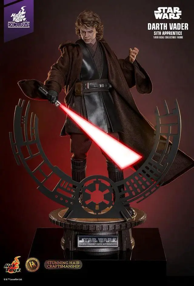 Alt view image 4 of 5 - Figure Hot Toys DX47 - Star Wars III : Revenge Of The Sith - Darth Vader Sith Apprentice