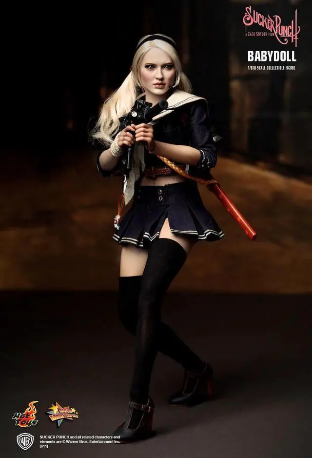 Alt view image 8 of 8 - Sucker Punch Babydoll 1:6 Scale 12" Figure By Hot Toys