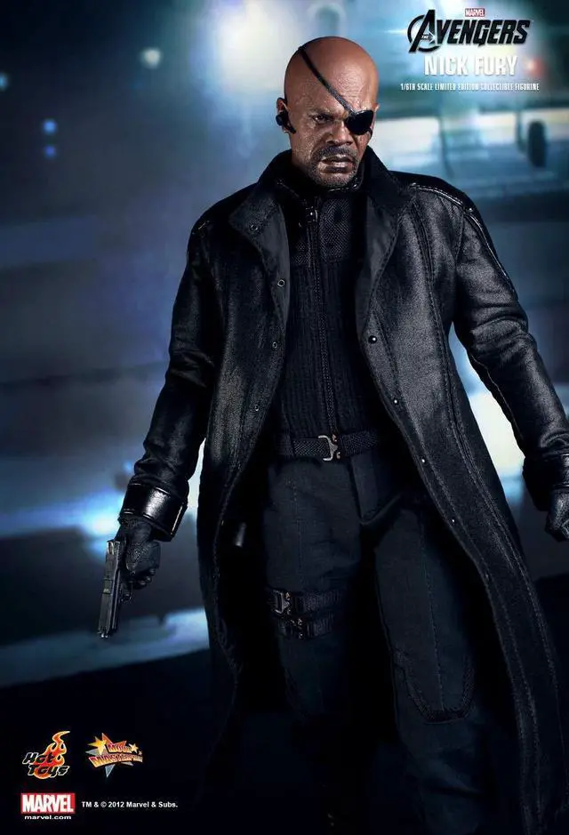 Alt view image 5 of 5 - Figure Hot Toys MMS169 - Marvel Comics - The Avengers - Nick Fury