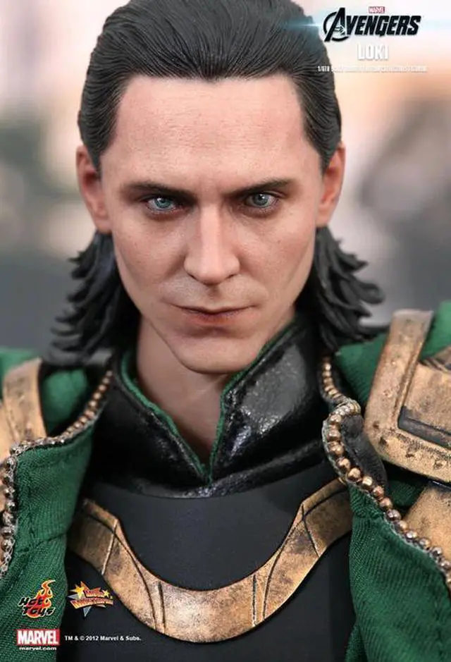 Alt view image 14 of 14 - Loki The Avengers Movie Masterpiece One Sixth Hot Toys Action Figure