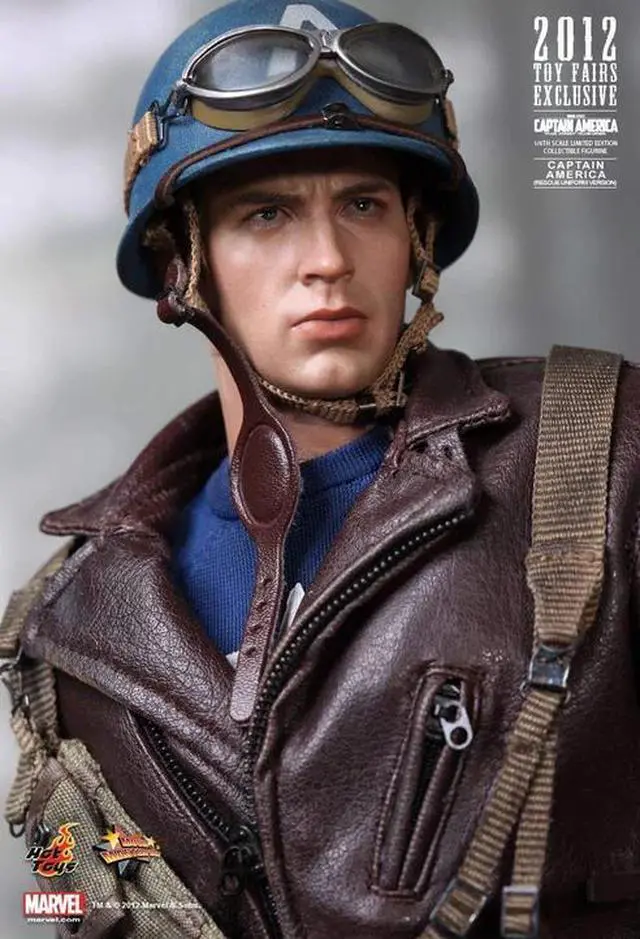 Alt view image 5 of 5 - Figure Hot Toys MMS180 - Marvel Comics - Captain America : The First Avenger - Captain America Rescue Uniform Version