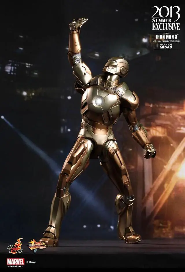 Alt view image 5 of 5 - Figure Hot Toys MMS208 - Marvel Comics - Iron Man 3 - Iron Man Midas Mark 21