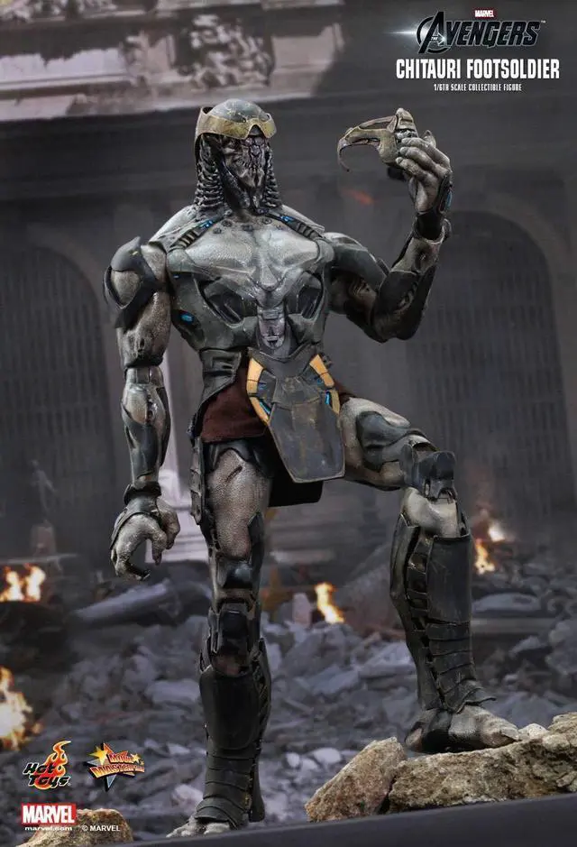 Alt view image 5 of 5 - Figure Hot Toys MMS226 - Marvel Comics - The Avengers - Chitauri Footsoldier