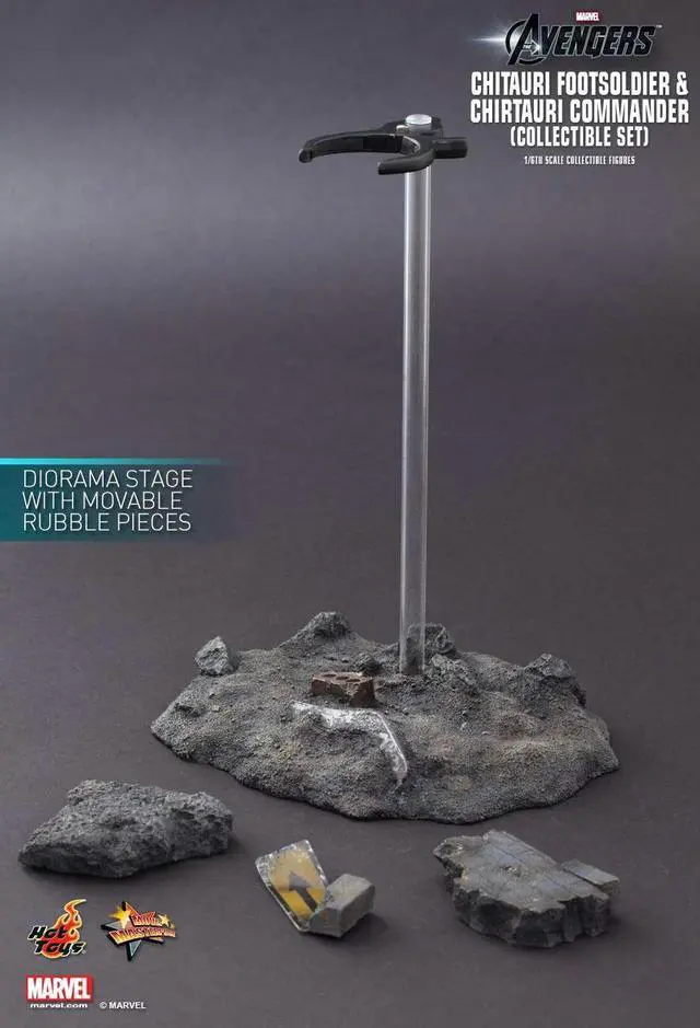 Alt view image 5 of 5 - Figure Hot Toys MMS228 - Marvel Comics - The Avengers - Chitauri Footsoldier And Chitauri Commander